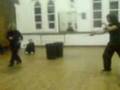 RAPIER & STEEL STAGE COMBAT GROUP REHEARSING WEST SIDE STOR