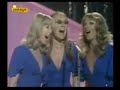 all the uk entries in the esc from 1956-1979.

1956 - no entry
1957 - patricia bredin - all
1958 - no entry
1959 - pearl carr and teddy johnson - sing, little birdie
1960 - bryan johnson - looking high, high, high
1961 - the allisons - are you sure?
1962 - ronnie carroll - ring-a-ding girl
1963 - ronnie carroll - say wonderful things to me
1964 - matt monroe - i love the little things
1965 - kathy kirby - i belong
1966 - kenneth mckellar - a man without love
1967 - sandie shaw - puppet on a string
1968 - cliff richard - congratulations
1969 - lulu - boom bang-a-bang
1970 - mary hopkin - knock, knock, who's there?
1971 - clodagh rodgers - jack in a box
1972 - new seekers - beg, steal or borrow?
1973 - cliff richard - power to all our friends
1974 - olivia newton-john - long live love
1975 - the shadows - let me be the one
1976 - brotherhood of man - save your kisses for me
1977 - lynsey de paul and mike moran - rock bottom
1978 - coco - bad old days
1979 - blacklace - mary ann