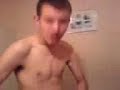 derrin, shavin his armpit