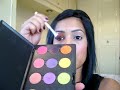 create orange and purple eyes arabic inspired!!