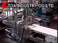This is an automatic dumpling-making machine which can produce 10000 dumplings per hour.