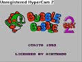 the intro to bubble bobble part 2 for this nes. this game it really rare to find since they could only be rented at a rental store they usually go for $100 - $150 on ebay.