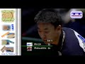 Table Tennis Classics ECL 2001 Final Ma Lin vs Matsushita 38mm ball, 21 point, speedglue