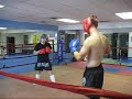 muay thai sparring between tyler malan and kevin 