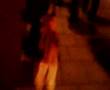 Walking back to the Stilton Hotel in Blackpool