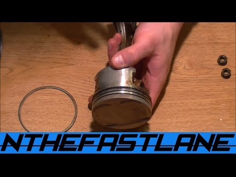 Installing Piston Rings The Easy Way “NO TOOLS”!