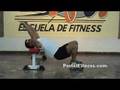 Pullover transversal con mancuerna