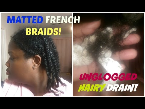 how to keep hair from going down the drain