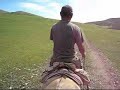 Mongolian Horse Trek Tseye the head wrangler singing