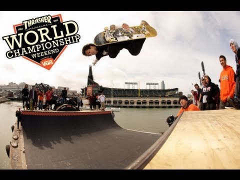 miniramp - Huck Finn and Jim did it first, but Thrasher and the Giants did it better! A mini-ramp on a raft in McCovey Cove? C'mon, is this real? New videos daily at ht...