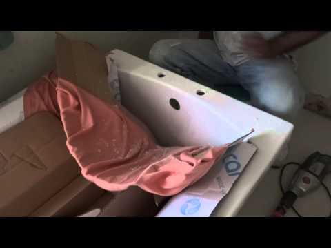 how to fit acrylic bath panel