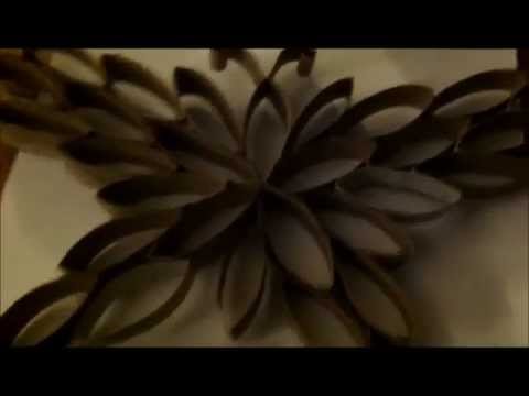 wall art - This video shows how to make wall art that looks like wrought iron with recycled paper rolls. I'm thinking of selling some of my designs. If your interested ...