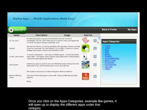 Skyline Apps mulitple Mobile App Link Feature