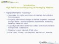 High Performance Recycling of Plastic Packaging - SpecialChem Learning on Demand