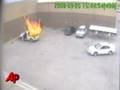 Raw Video: Propane Tank in Truck Explodes
