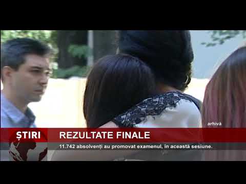 Rezultate finale, la bacalaureatul de toamnă
