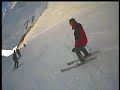afdalen op de piste Santons bij Val d\ afdalen op de piste Santons bij Val d\