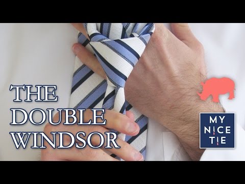 how to fasten a necktie