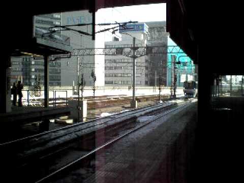 特急すずらん　札幌駅到着