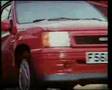 Vauxhall Nova GTE advert