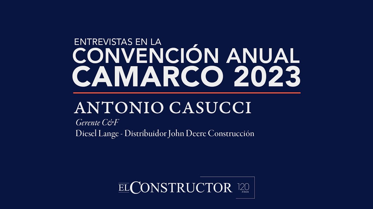 Entrevista a Antonio Casucci - Convención CAMARCO 2023.