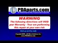 Palm Treo 650 Screen Replacement &amp; Take Apart Directions