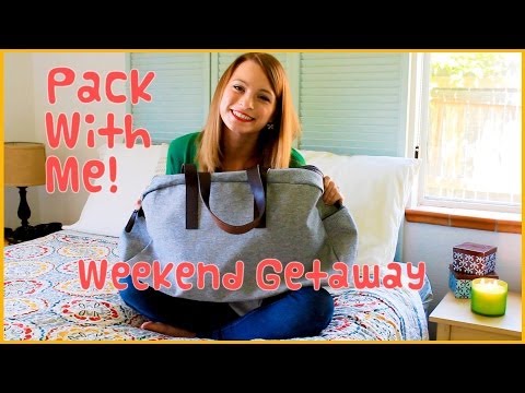 how to pack for a weekend trip