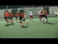 impresa futbolclub:i ragazzi del '95 (cat. giovanissimi) allenati da andrea cardone espugnano il campo della cisco (1-2) con una doppietta del capitano, dario catania. nelle immagini il brivido finale con il salvataggio di testa di dario catania (decisivo anche in difesa) e il rinvio al volo liberatorio di robbi dentice che mettono in salvo il risultato. al triplice fischio � comprensibile l'esultanza degli uni (futbolclub) e l'amarezza degli altri (cisco). 
per il presidente del futbolclub, luca bergamini e per tutto il team una giornata da incorniciare (il 23 febbraio 2008). complimenti alla cisco che obiettivamente non avrebbe demeritato di pareggiare:la partita � stata combattutissima. grande agonismo e grande correttezza in campo e sugli spalti, davvero un bell'esempio che arriva dal calcio giovanile...
queste le formazioni: cisco 1 matera, 2 tabacchi, 3 rausa, 4 sterlicchio (cap), 5 rossi, 6 trombetta, 7 centra, 8 taglienti, 9 d'agapiti, 10 tassi, 11 copponi, 12 di piero , 13 peroni, 14 bevilacqua,15 manzoni, 16 de santis, 17 guglielmi, 18 contino. cambio nel primo tempo. uscito centra per infortunio, entrato de santis. secondo tempo: esce tassi entra peroni; esce taglienti entra manzoni; escono tabacchi e rausa, entrano guglielmi e bevilacqua; 
esce trombetta entra contino. allenatore: piangerelli.
futbolclub: 1 mazzanti, 2 cappello, 3 bulla, 4 alfano, 5 fruscella, 6 rebecchini, 7 vladovich, 8 catania, 9 giulio rosati, 10 vivenzio, 11 soldano; 12 magistrelli, 13 ceccarelli, 14 giorgio rosati, 15 galletti, 16 dentice. allenatore: cardone. 
cambi. nel corso secondo tempo: esce cappello, entra ceccarelli; esce mazzanti, entra magistrelli; esce vladovich, entra dentice; esce vivenzio entra galletti; esce soldano, entra giorgio rosati.