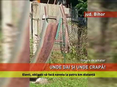 Elevii Școlii Primare din Sudrigiu, obligați să facă naveta la patru kilometri distanță