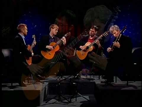 guitarquartet - by Astor Piazzolla - arranged by the Minneapolis Guitar Quartet - performance for Baby Blue Arts of Minnesota www.minneapolisguitarquartet.com.