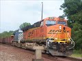 BNSF U KEEMAD (9-2-08) FEMALE ENGINEER WITH 21,000TONS!