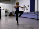 Candace Oler Practices Fouettes take 1