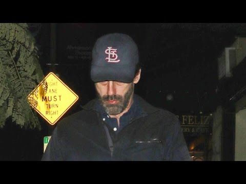 X17 EXCLUSIVE: Jon Hamm Is Gaunt And Slow-Moving In First Time Out Since Rehab