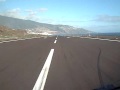Landing RWY 01 GCLA. Landing RWY 01 GCLA.