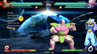 ナッパ Dbfz Just Idea Combo In Center Nappa ドラゴンボール ファイターズ コンボ攻略まとめ動画