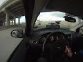 In car video, shot with a GoPro HD camera system