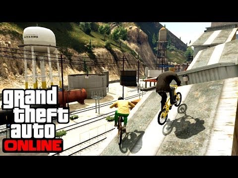 GTA V Online - Rampas e Manobras de BMX! Com BRKsEDU