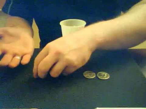 Trucos de magia, Monedas mano a mano