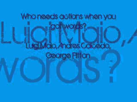 Luigi Maio - Who Needs Actions? (cover)