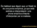 Els creacionistes i el m�tode cient�fic