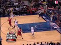 chris bosh hits a three quarter court shot at the buzzer!