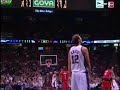 Chris Bosh hits a three quarter court shot at the buzzer!