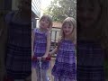 Click here to watch this video Alanna and Brenna sing America the beautiful