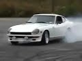 240z burning tires