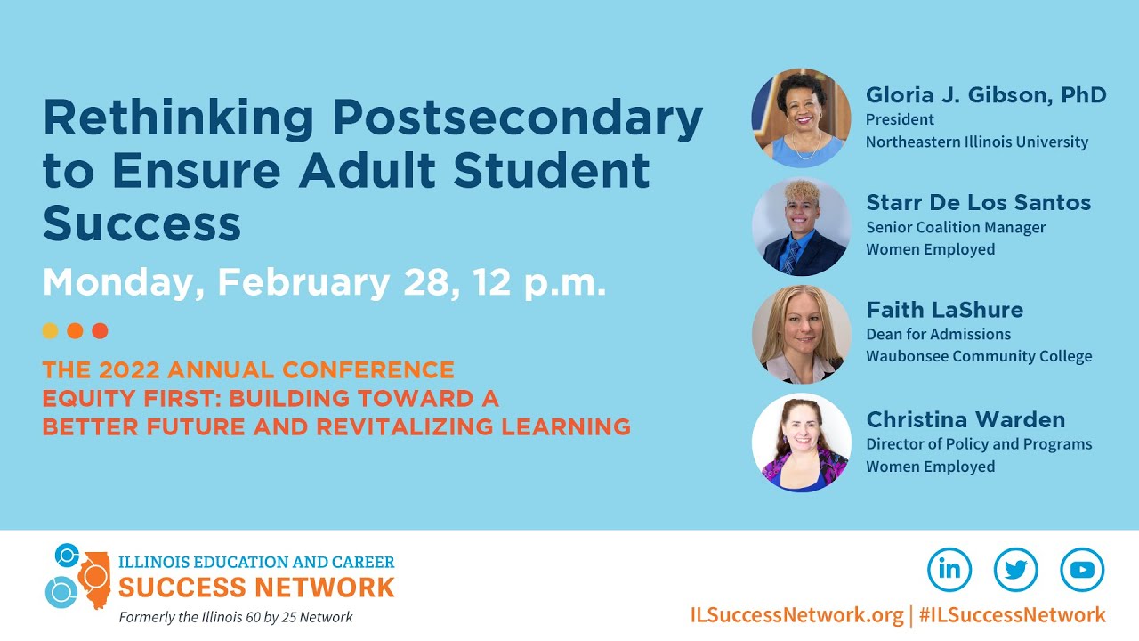 Rethinking Postsecondary to Ensure Adult Student Success