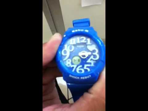 how to adjust time in baby g