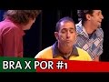 Os Barbixas - Improvável - Brasil X Portugal (Fábio Lins, Commedia a La Carte e Daniel Tauszig)