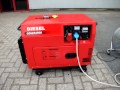 TARGET HDY6000LXBT 6.2KVA DIESEL GENERATOR RED