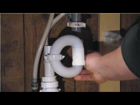 how to install an s'trap to a sink
