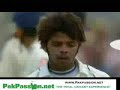 Cricket: England v India Sreesanth BEAMER at Pieterson Did it slip??? You be the judge!...Sreesanth beamer bouncer india kevin pieterson england tendulkar dravid afridi waqar wasim